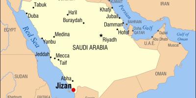 Jizan KSA газрын зураг