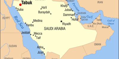 Tabuk KSA газрын зураг