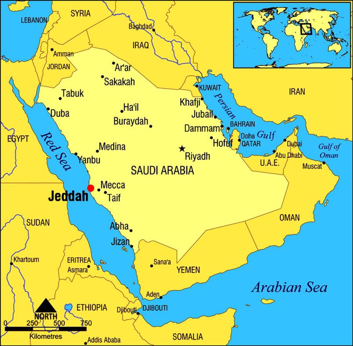 jeddah KSA газрын зураг