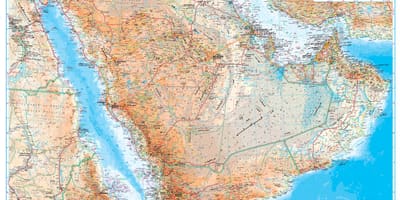 Зураг Саудын Араб байр зүйн