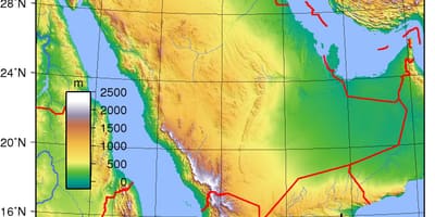 Зураг Саудын Араб elevation