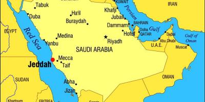 Jeddah KSA газрын зураг